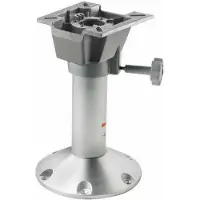 VETUS Foot Seat Fixed Height Swivel Zilver 45 cm