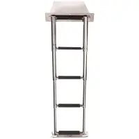 VETUS Inox 4 Steps Telesco Built In Swim Ladder Transparant 1160 mm