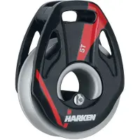 Harken Aluminium V Block 5t Pulley Beige,Zwart