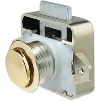 VETUS Chrome Plated Turn Knob Lock Goud