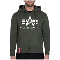 Alpha industries Sweatshirt olijfgroen / wit