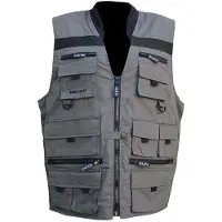 Seland Extra Large Fishing Vest Grijs S Man