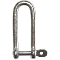 Oem Marine Long Bolt Shackle Zilver 10 mm