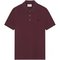 Lyle & Scott ton-sur-ton Eagle bordeaux poloshirt