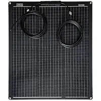 Blugy Semi-flexible Monocrystalline Solar Panel 60w Zwart 600 x 520 x 3 mm
