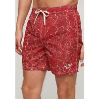 Superdry - Vintage gerecyclede ripstop zwemshort - 43 cm - Heren - Zwembroeken