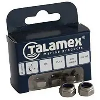 Talamex Hexagon Lock Nut 6 Units Grijs 5 mm