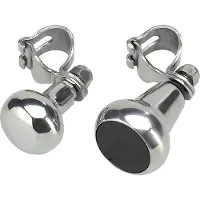 PLASTIMO Steering Wheel Inox Knob Zilver
