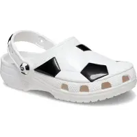 Crocs Open schoenen 'Classic Soccer Ball' zwart / wit