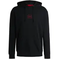 HUGO Regular fit sweatjack van katoenmix model 'Laze Hoodie'