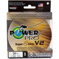 Power pro Super 8 Slick V2 Braided Line 275 M Grijs 0.130 mm