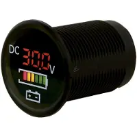 Talamex Voltage Meter With Battery Indicator 5-30v Zilver