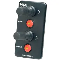 Max Power Joystick Double Panel Zwart