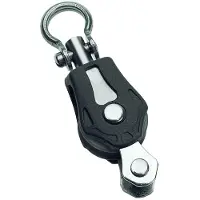 Barton Marine Single Swivel Pulley With Rope Support 275kg 5 Mm Zilver 20 x 67 mm