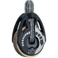 Harken Carbo T2 Auto Ratchet Block 1.5 Grip Pulley 57 Mm Zwart