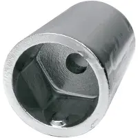 Talamex Shaft Anode Zinc 6 Side Zilver 45 mm