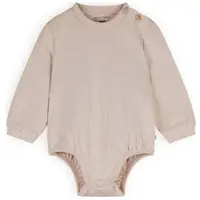 Petite Maison romper beige Meisjes Katoen Ronde hals Effen - maat 68