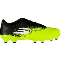 SKECHERS SKX 1.5 Academy Gras Voetbalschoenen (FG) Geel Oranje Zwart