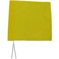 Sporti France Articulated Corner Pole With Flags 4 Units Geel