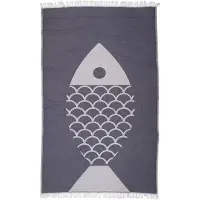 Kayori - Momo - Hamamdoek - 100x180 - Navy