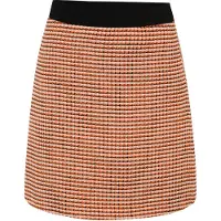 Comma casual identity Rok oranje / zwart / wit