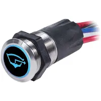 Blue Sea Systems Off-on Blue-red Led Switch Zilver 15A