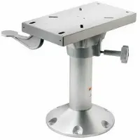 VETUS Foot Seat Fixed Height Sliding Zilver 45 cm
