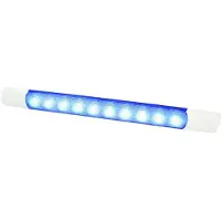 Hella Marine Straight Courtesy Blue Led Light 12v Transparant