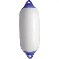 Talamex Star fender stootwil - wit met blauwe kop