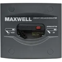 Maxwell Circuit Breaker Panel 12-24v Zwart 40A