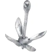 Talamex Galvanized Folding Anchor Zilver 3.2 kg