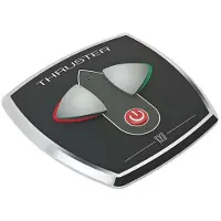 VETUS Aluminium Bow Propeller Panel With Push Buttons 12-24v Zilver 52 mm