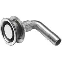 VETUS Airbleeding Nipple Angled Flush Ss Zilver 16 mm