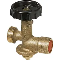 Talamex Gas Tap Camping Gas With Pressure Relief Valve Goud