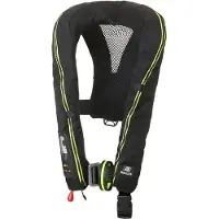 Baltic Legend 165 Sla Auto Harness Inflatable Life Jacket Zwart 40-120 kg