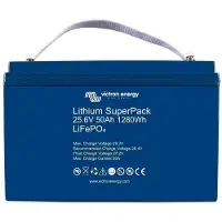 Victron Energy M8 Lithium Superpack 25.6v/battery 50ah Blauw