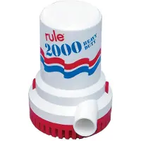 Rule Pumps Heavy Duty Sumersible Pump Rood,Wit 12V