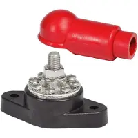 Blue Sea Systems Powerpost Plus Cable Connector 3/8´´ Isolator Zwart