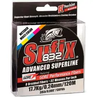 Sufix 832 Advanced Superline Braided Line 300 M Zwart 0.200 mm