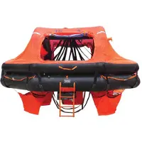 Lalizas Liferaft Solas Oceano Davit Lanched Canister Oranje 25 prs
