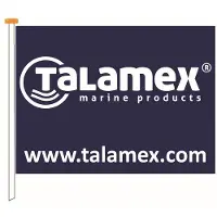 Talamex Flag Wit,Blauw 100 x 150 cm