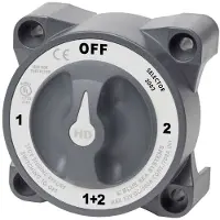 Blue Sea Systems Hd Series Battery Switch With Alternator Field Disconnect Zwart