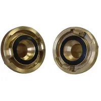 Lalizas Brass Storz 50 Fire Hose Coupling Goud