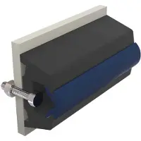 VETUS Trap Vinyl Rubbing Strake 30 M Zwart 70 x 43 mm
