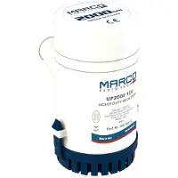 Marco Up2000 Submersible Bilge Pump 12v Transparant