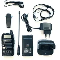 Crt Fp00 Portable Vhf/uhf Radio Station Wit,Zwart