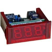 Union Binding Ac Digital Voltmeter Transparant