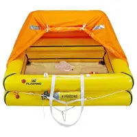 PLASTIMO Cruiser Orc Canister 57043 Liferaft Goud 4 Places