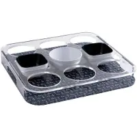 Marine Business Party Tray Zilver