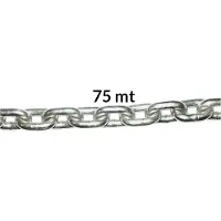 Oem Marine Stainless Steel Calibrated Chain 12 Mm Zilver 75 m